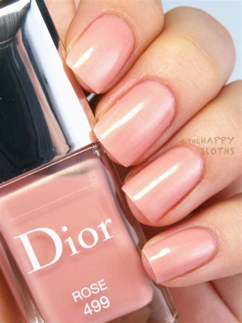 dior vernis rose 499|Dior vernis nail polish.